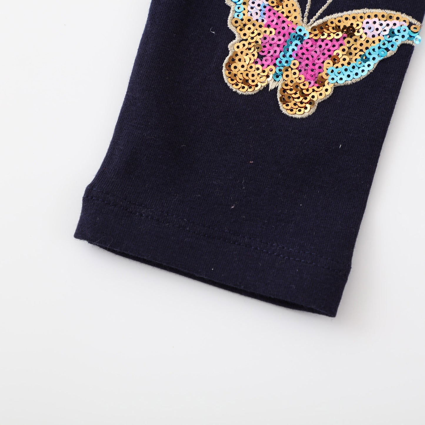 Girls Butterflies Glittering Sequins Leggings Q792 Sizes 2-7