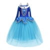 HAWEE Little Girls Princess Dress Cosplay Off Shoulder Pink Dress Halloween Fancy Dress Age 3-8Y