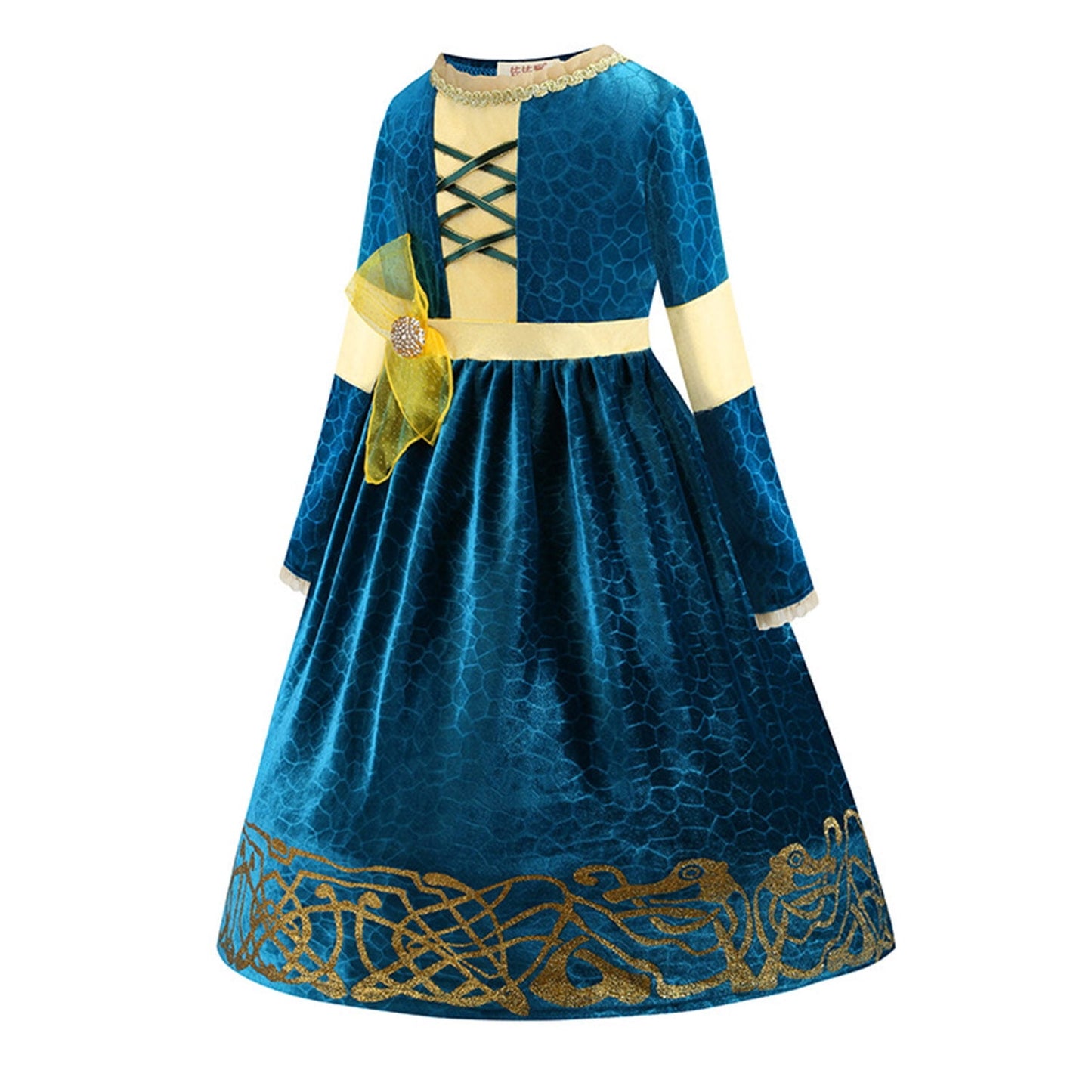 KAWELL Brave Princess Merida Costume Kids Dress Up Costume Birthday Carnival Party Classic Costume