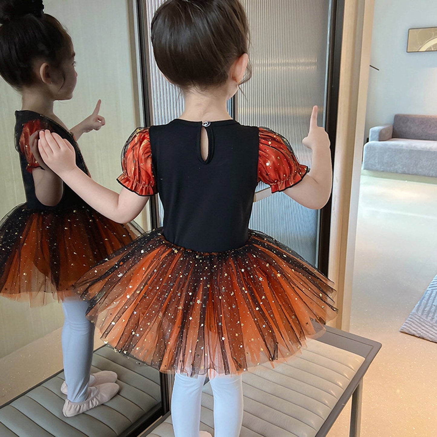 Phenas Ballet Leotards Tutu Dress for Toddler Girls Ballerina Outfits Dance Costume Dancewear with Tulle Skirt