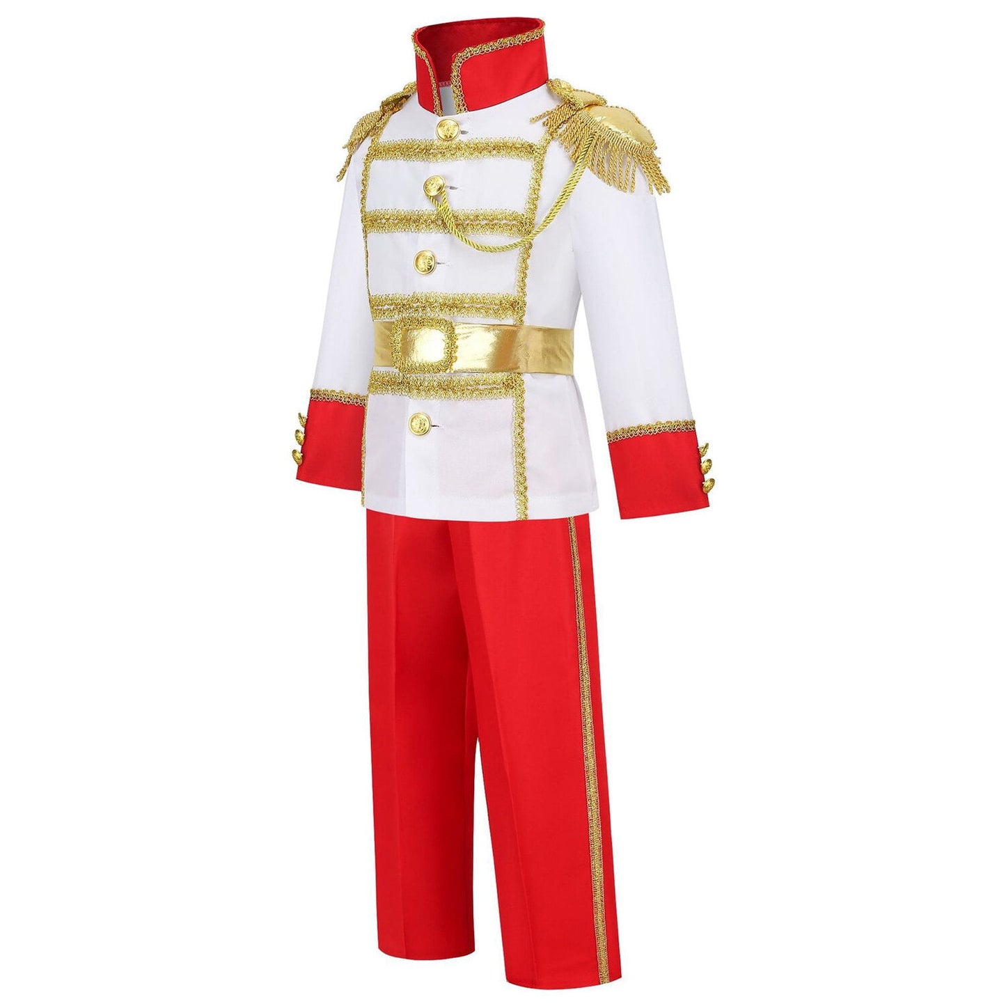 Prince Charming Boys' Costume Halloween Cosplay Costume Children's Middle Ages Royal Knight Fairy Tale Dress
