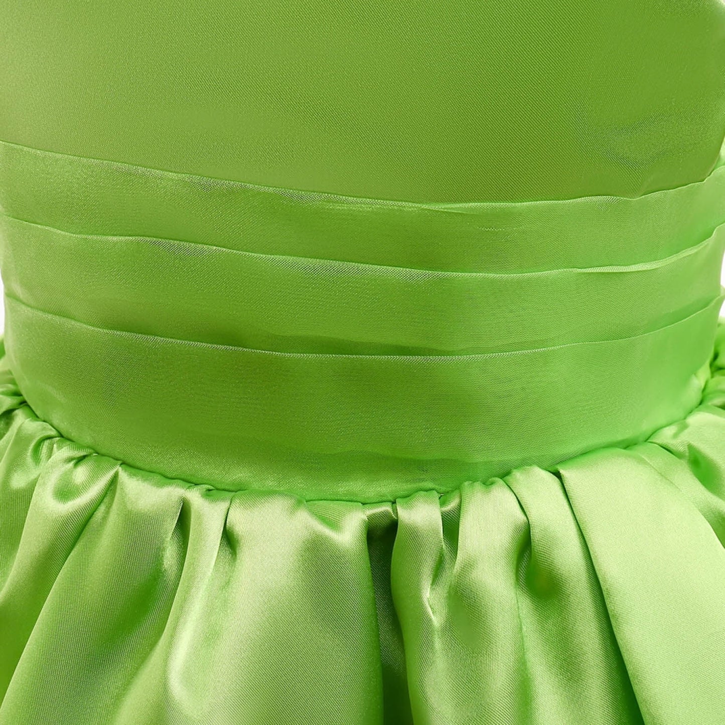 KAWELL Princess Green Costume for Girls Halloween Dress up Birthday Party Outfit