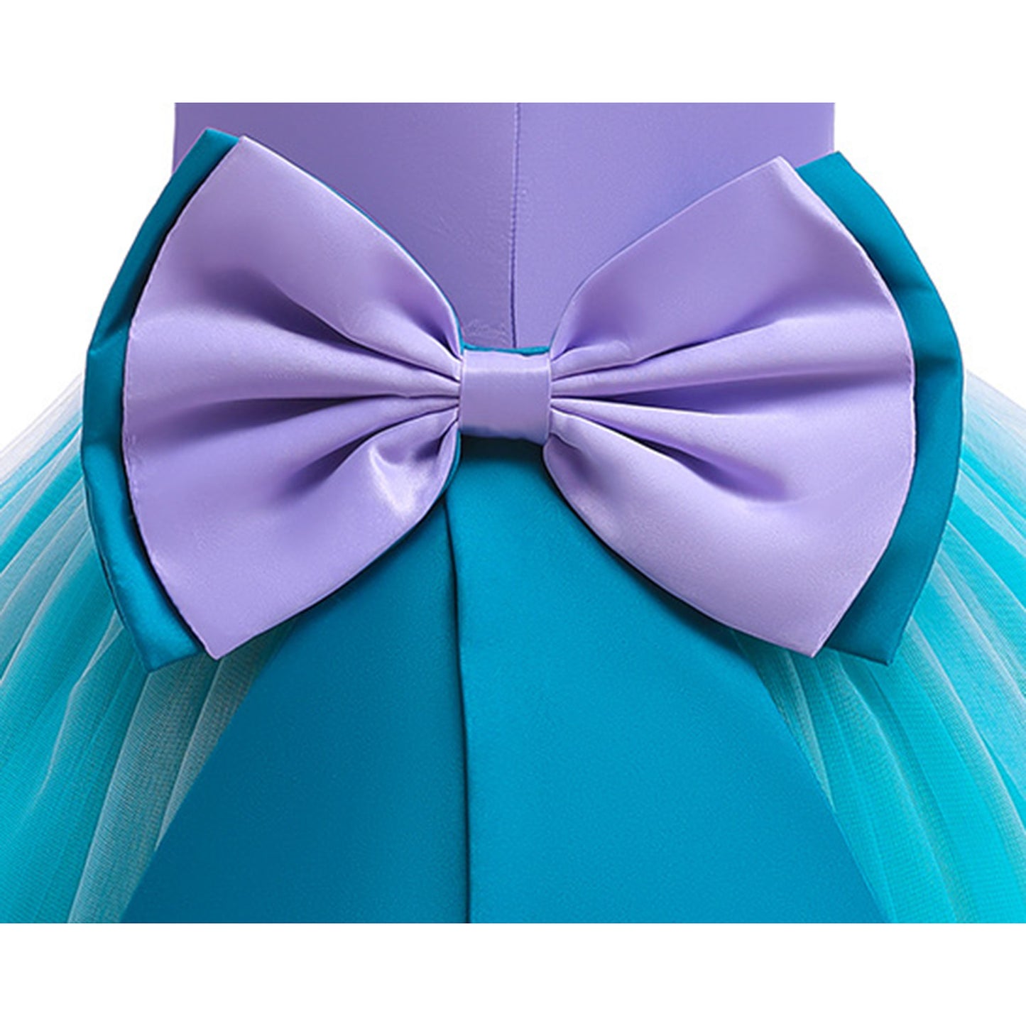 LOEL Girls Mermaid Princess Dresses Lace Tutu Ariel Costume for Kids Wedding, Halloween 3-10Years