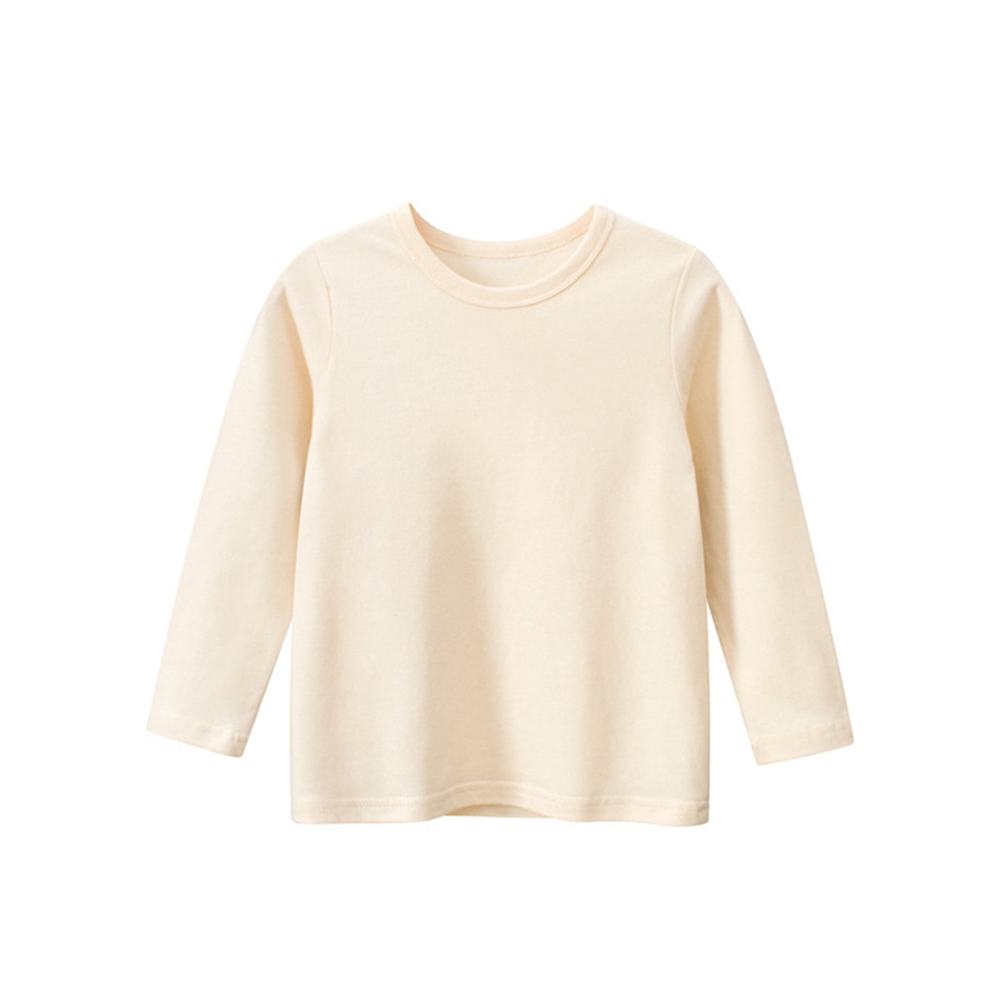 Phenas Toddler Girls 3 Packs Long Sleeve Shirts,100% Cotton Casual Crewneck Basic T-Shirt 2-7T