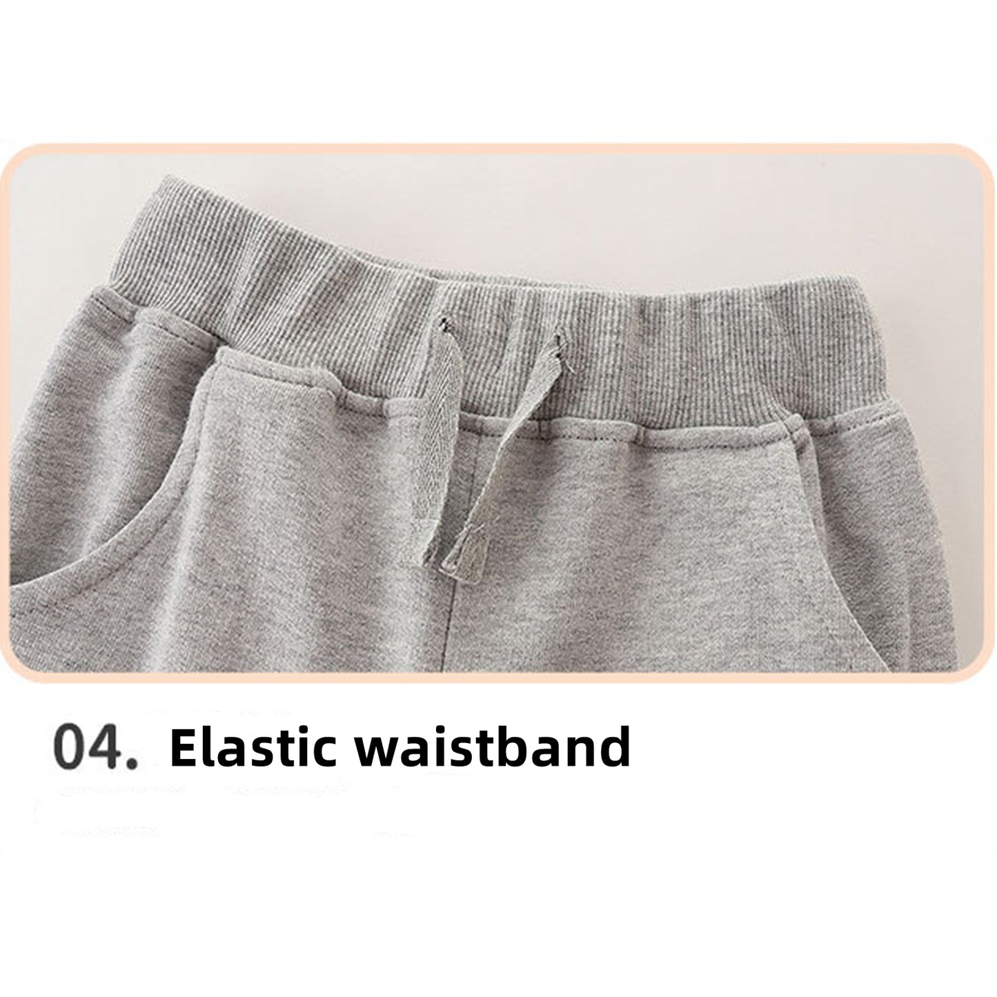 Phenas 3 Pack Toddler Boys Sweatpants Cotton Joggers Pants with Pocket and Drawstring