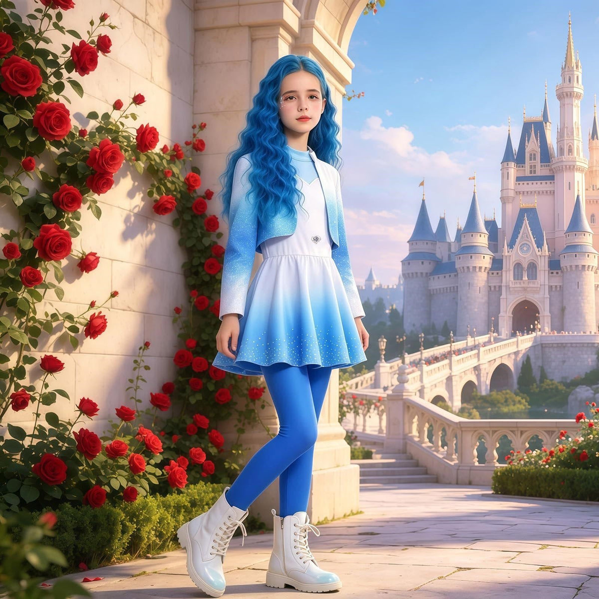 LOEL Kids Halloween Costume Blue — view 7
