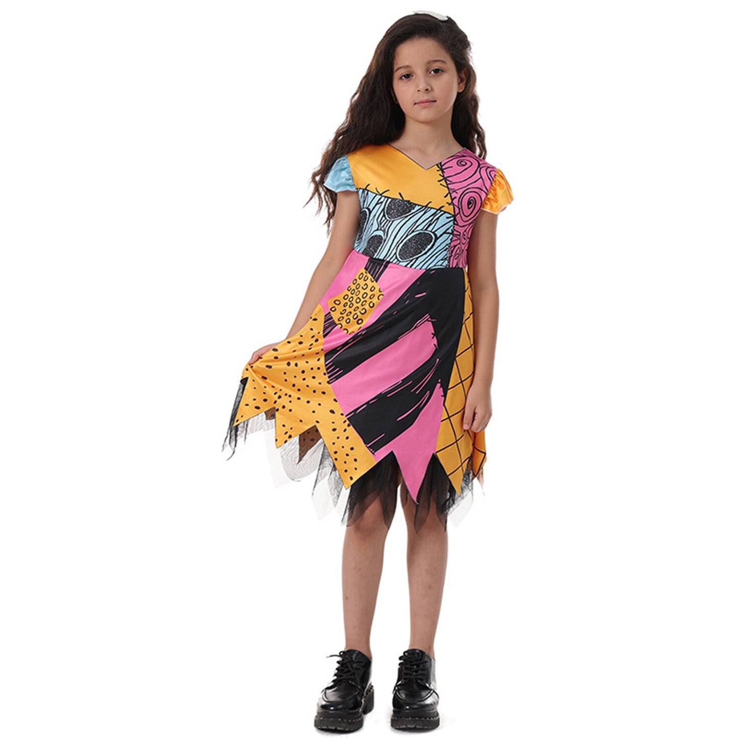 KAWELL Girls Nightmare Before Christmas Classic Sally Toddler Costume