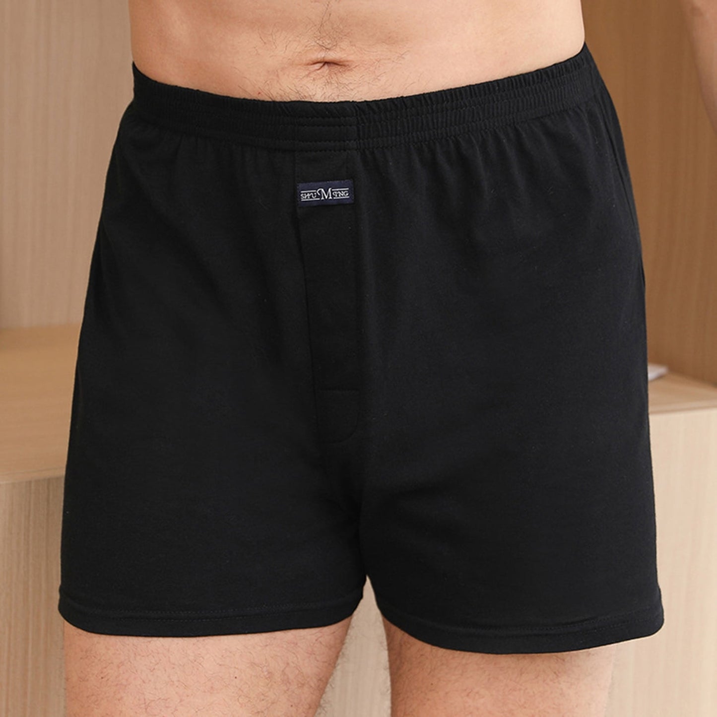 Phenas Men’s Underwear Boxer Soft Cotton Knit Mens Boxer Shorts Underwear Men Pack of 4