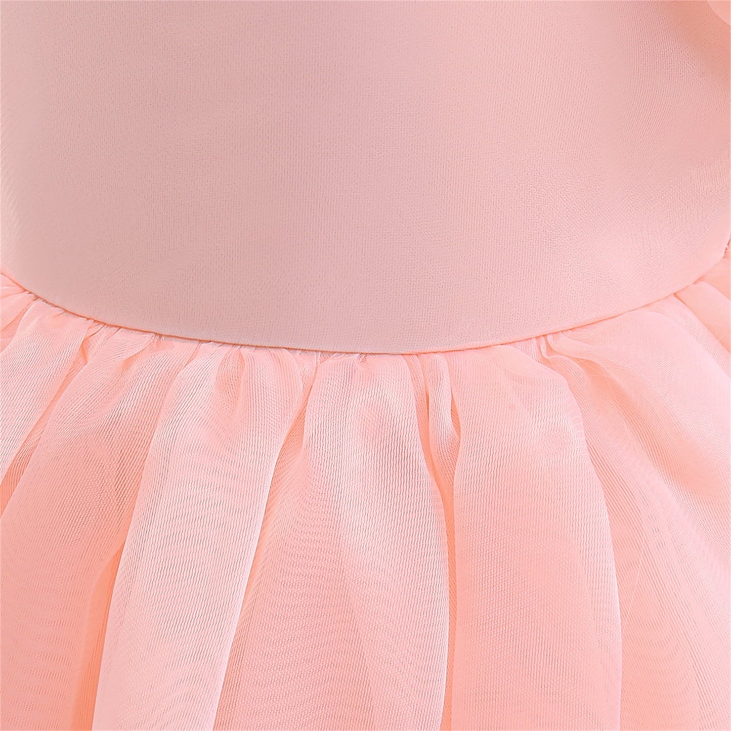 KAWELL Easter Dress for Girls Puff Sleeve Floral Dress Wedding Pageant Party Ball Gown Dresses