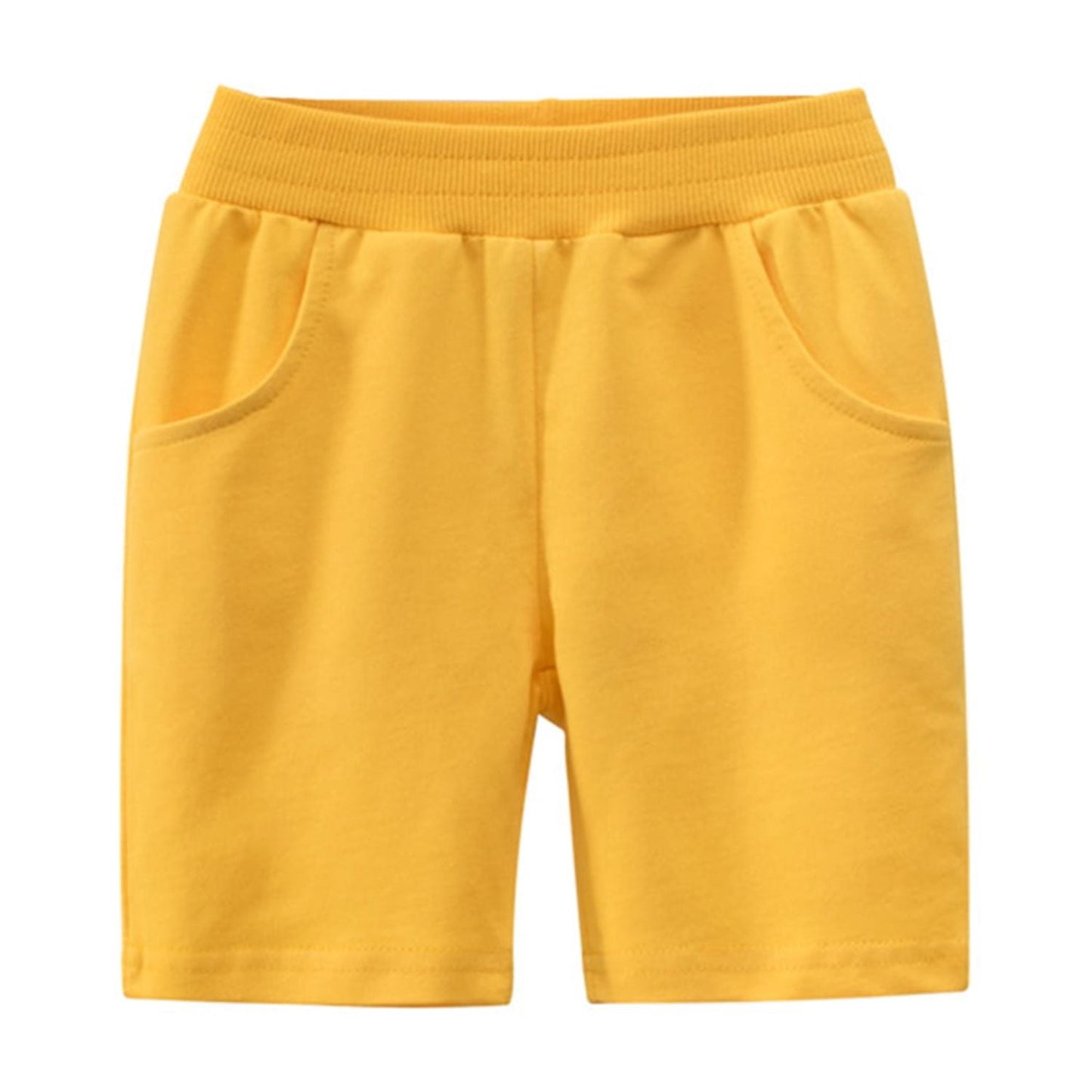 Toddler Boys 4 Pack Cotton Sport Jogger Shorts,Kids Summer Solid Active Short Pants with Pocket