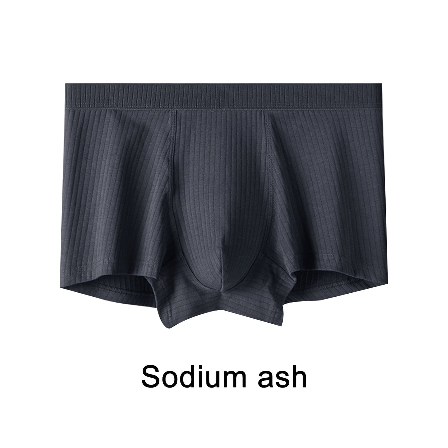 Phenas Mens Trunks Underwear Cotton Boxer Briefs Short Leg Comfortable Underpants 4 Pack