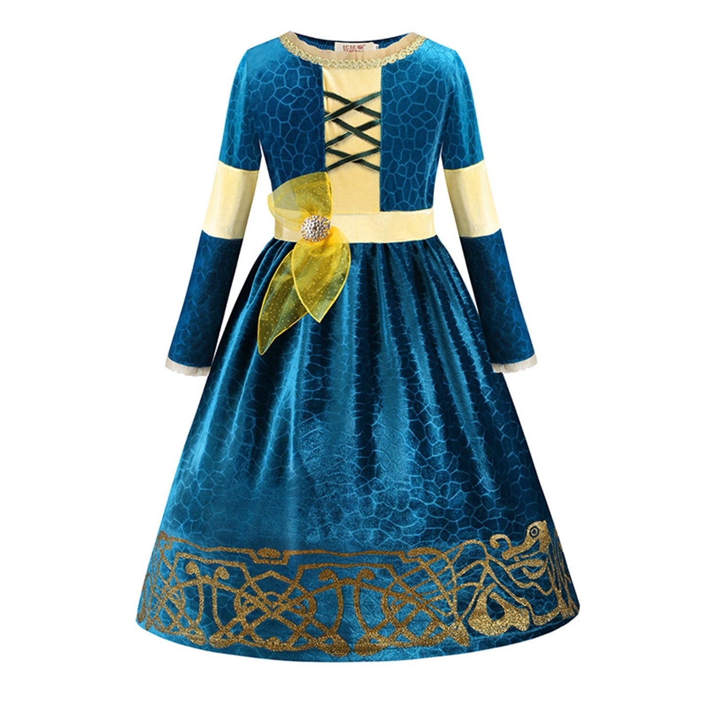 KAWELL Brave Princess Merida Costume Kids Dress Up Costume Birthday Carnival Party Classic Costume