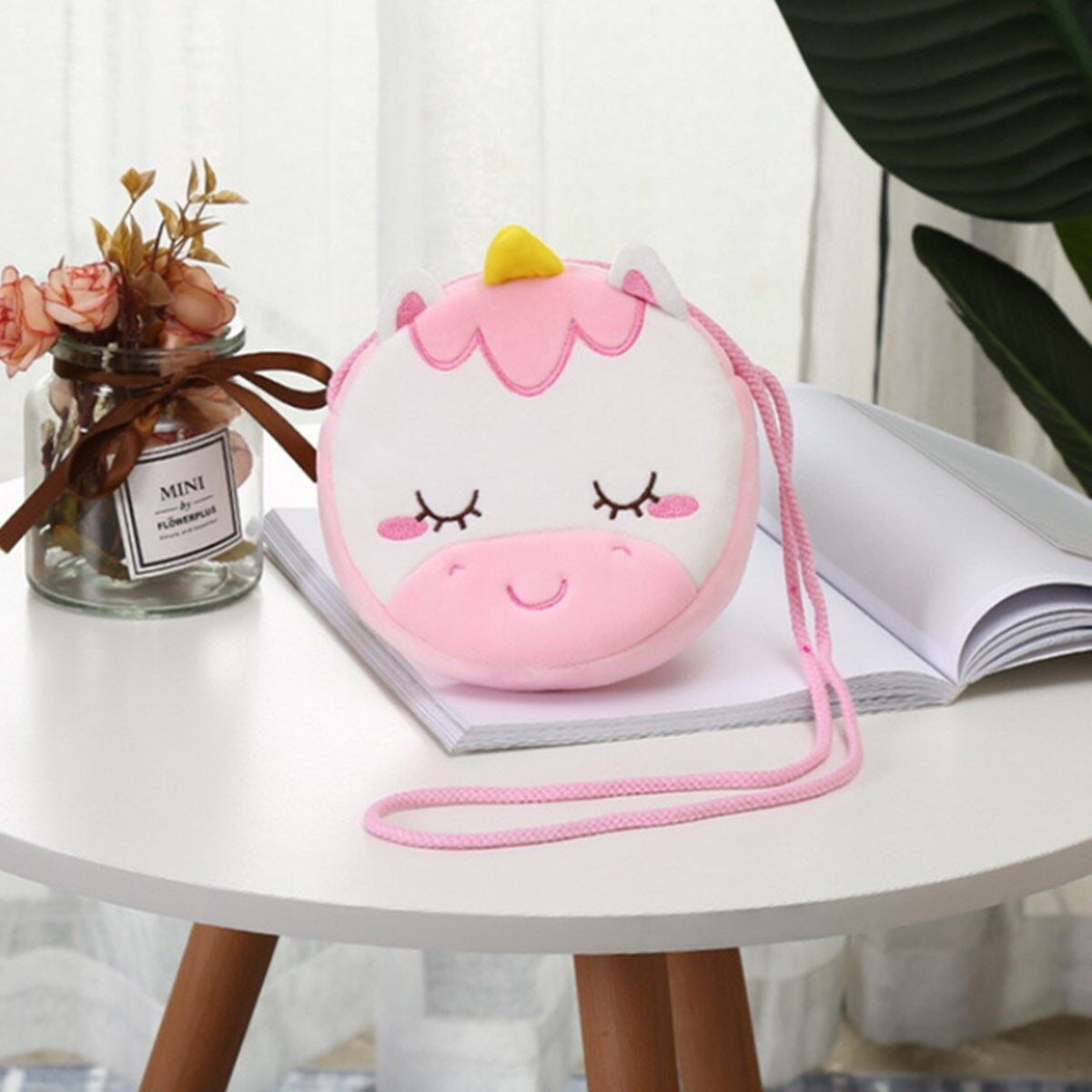 LOEL New Fashion Shoulder Bag Cute Unicorn Animals Messenger Bag Keys Coin Purse Cute Princess Mini Handbag