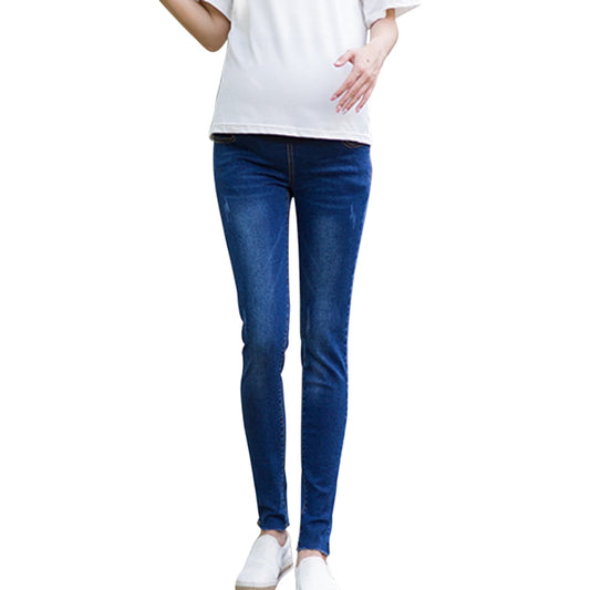 Phenas Maternity Women's Indigo Blue Stretch Secret Fit Belly Ankle Denim Jegging
