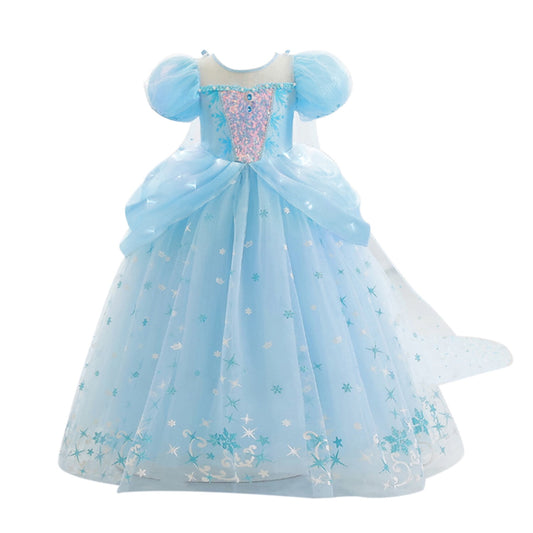 Phenas Princess Costume for Girls Princess Dress Halloween Fancy Party Dress Princess Dress Up Clothes for Little Girls