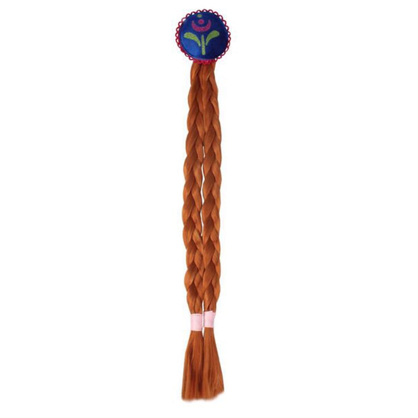 Phenas Arabian Princess Wig for Girls Jasmine Braid with Princess Tiara Princess Dress Up Costume Cosplay Halloween Accessories for Kids