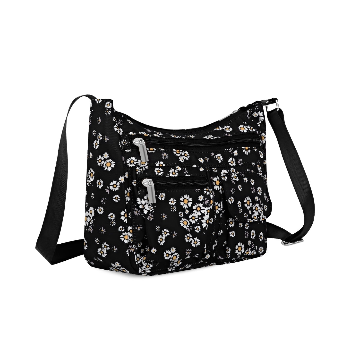URSOFINE Women's Crossbody Bag Lightweight Ladies Travel Shoulder Messenger Bag with Adjustable Strap & Multiple Pockets Soft Across Bag Purse for Everyday Use (15+)