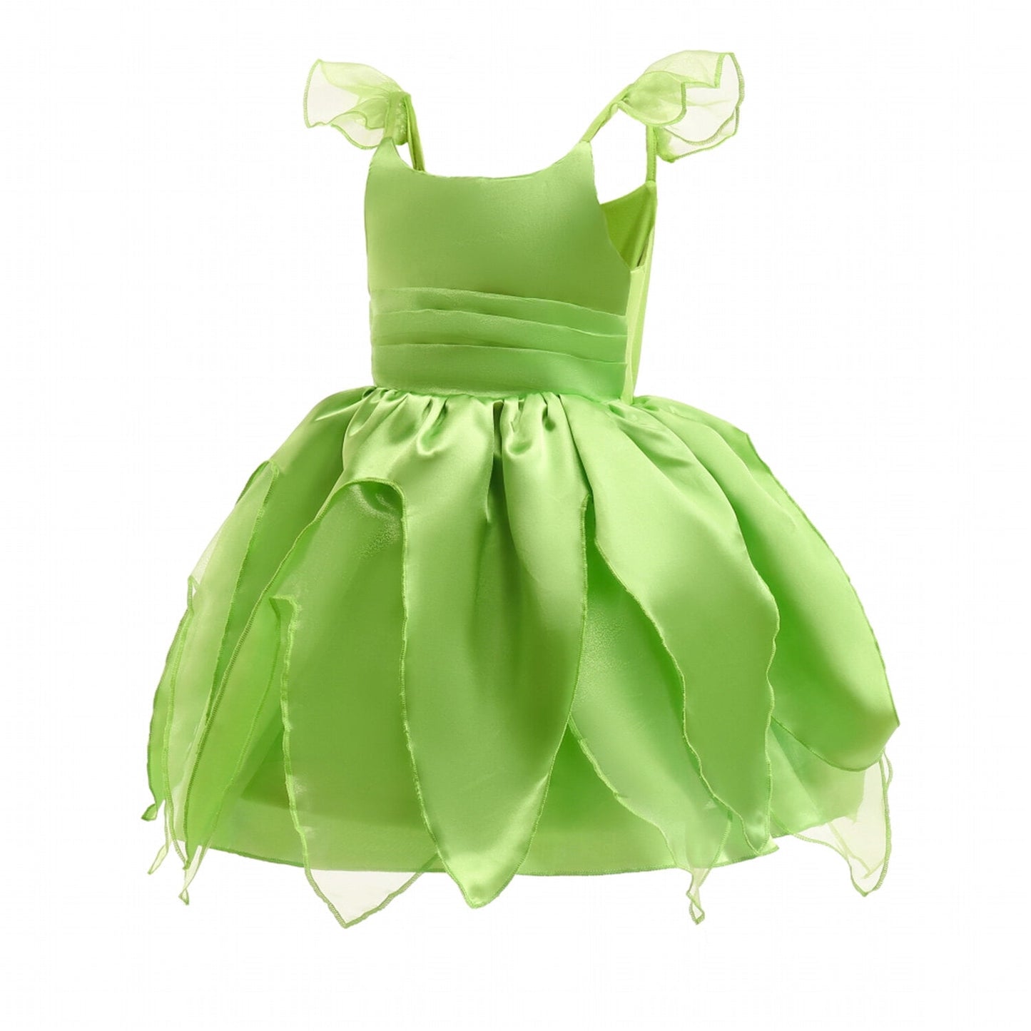 KAWELL Princess Green Costume for Girls Halloween Dress up Birthday Party Outfit