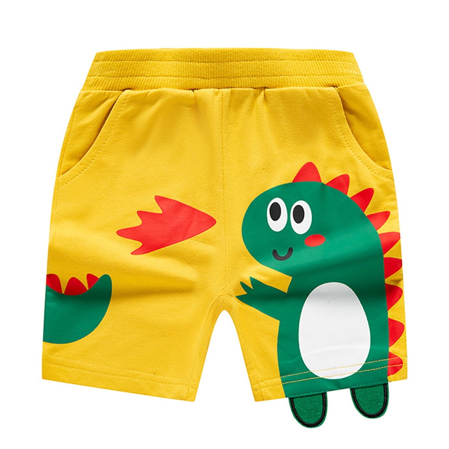 3 Pack Toddler Boys Shorts, Active Jogger Shorts for Boys Summer Cotton Pull-On Casual Knit Shorts with Pockets