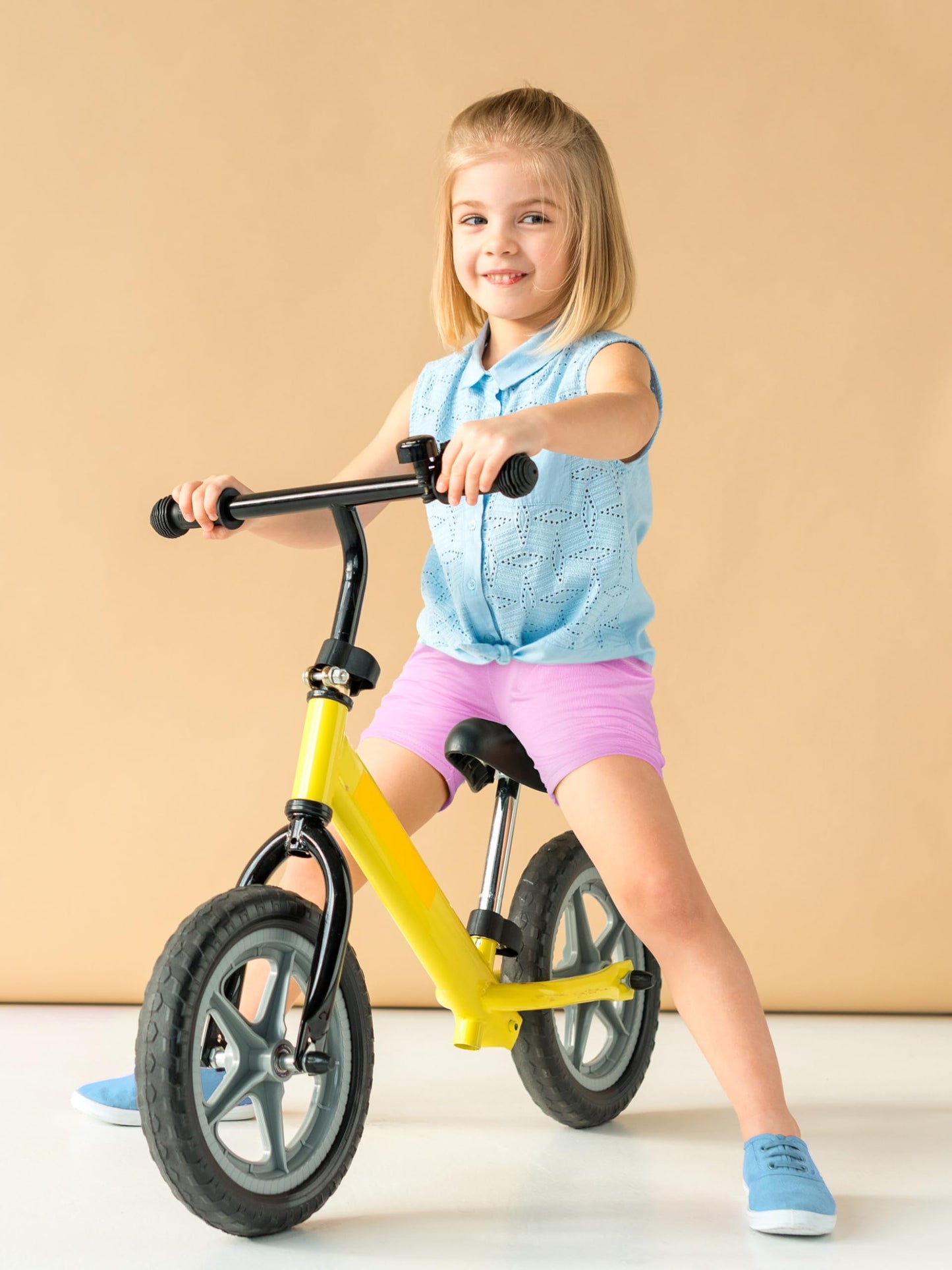 6 Pack Cotton Girls Bike Shorts Cartwheel Toddler Biker Under Dress Dance Multi-Color Shorts, 5-14 Y