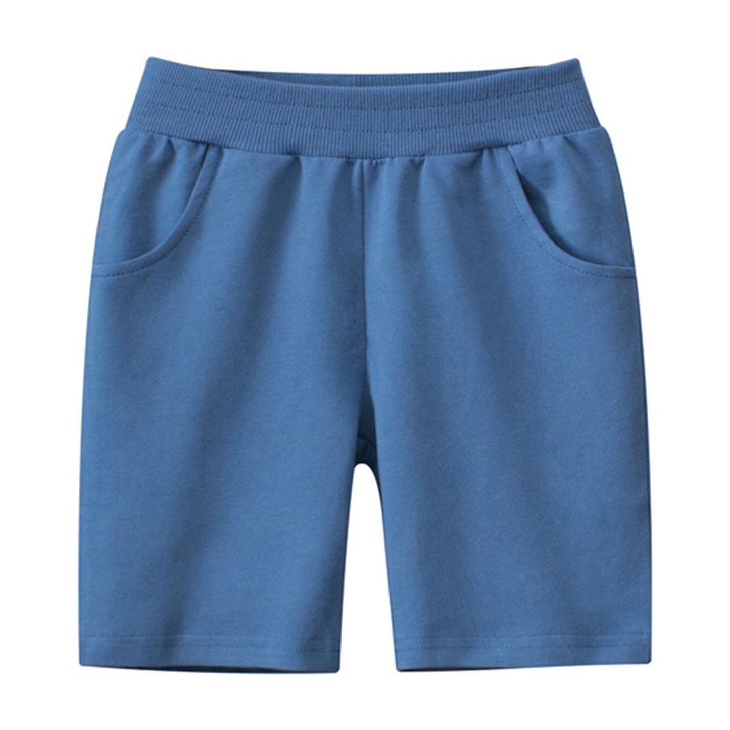 Toddler Boys 4 Pack Cotton Sport Jogger Shorts,Kids Summer Solid Active Short Pants with Pocket