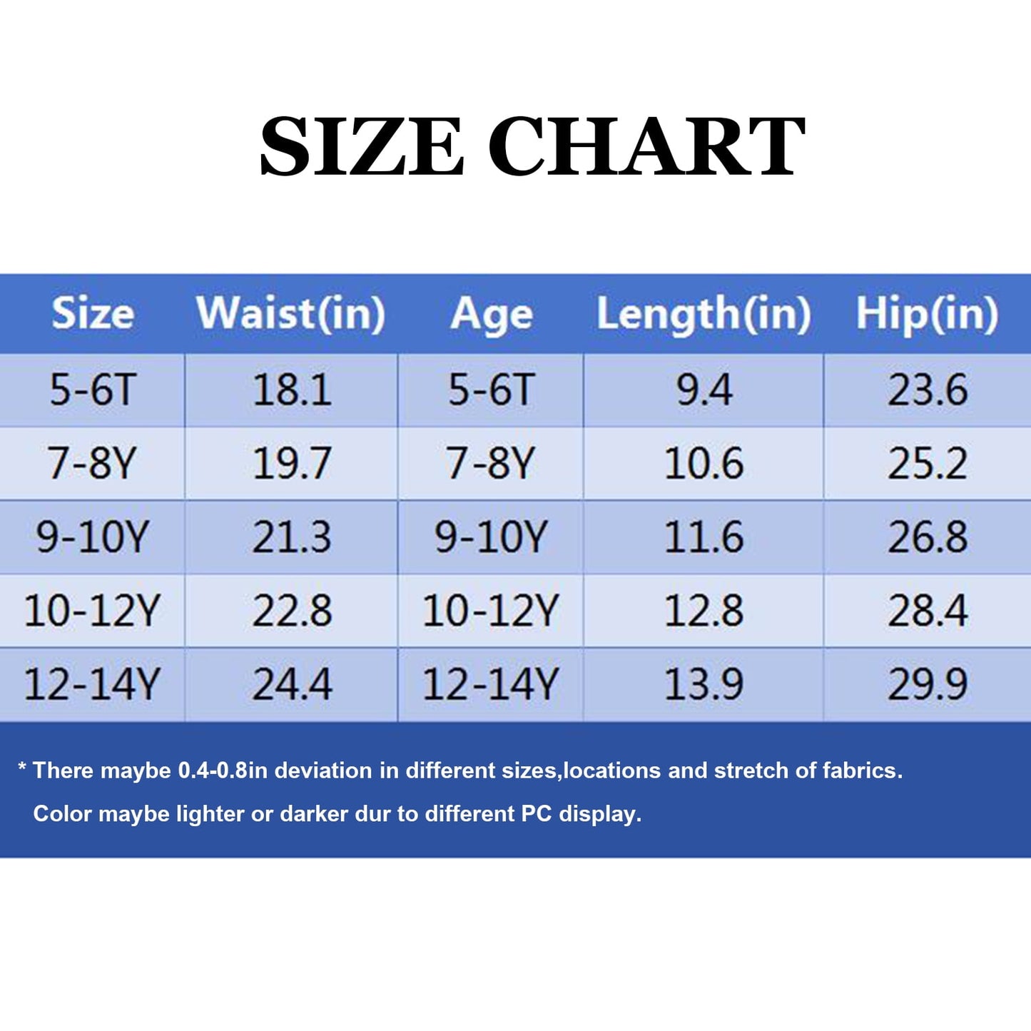 6 Pack Cotton Girls Bike Shorts Cartwheel Toddler Biker Under Dress Dance Multi-Color Shorts, 5-14 Y