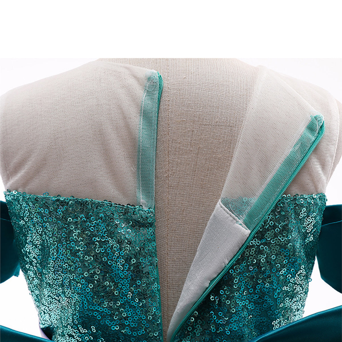 LOEL Girls Mermaid Princess Dresses Lace Tutu Ariel Costume for Kids Wedding, Halloween 3-10Years