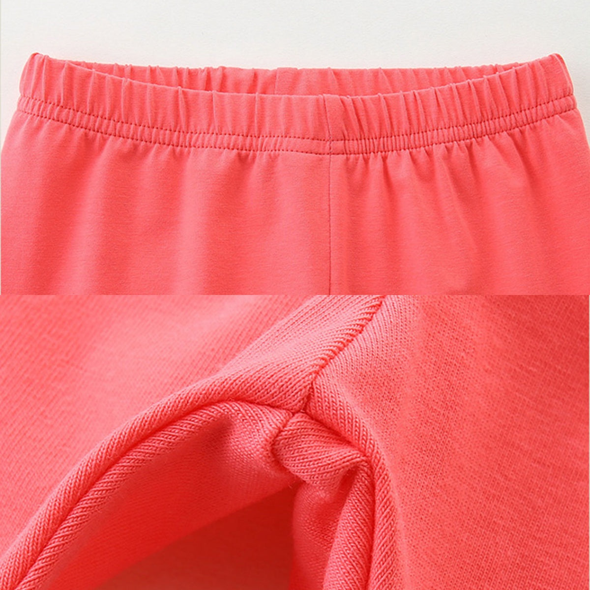 HuaAngel 5 Pack Girls Cotton Leggings with Elastic Waistband for School and Sports Sizes 4-12