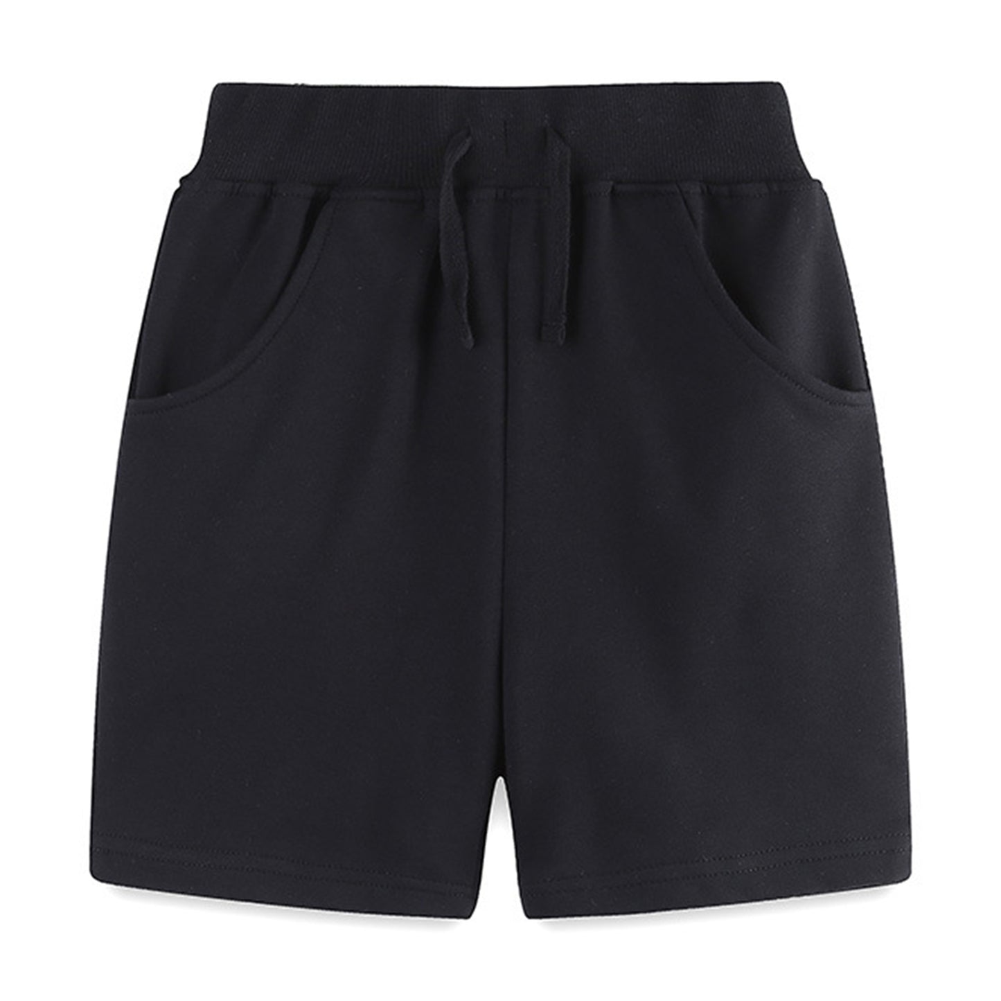 CHOYURME CHONYURM 4 Pack Boys Solid Cotton Shorts Toddler Boy Pull-on Shorts Boys Summer Casual Shorts Jogger Shorts