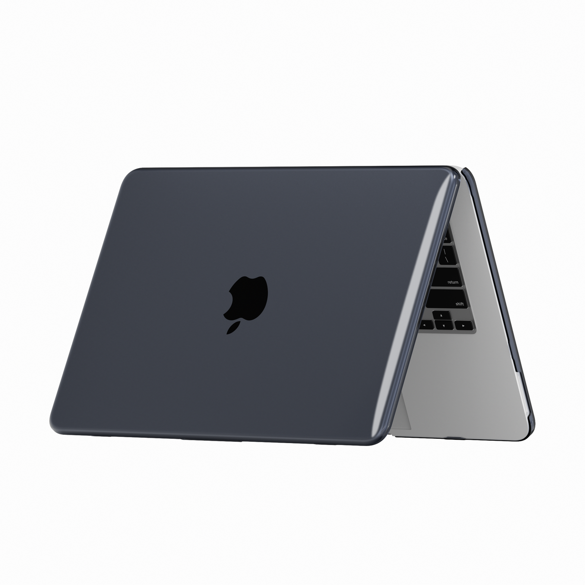 Crystal Clear hard shell case for MacBook Neo 13-inch (2026, A3404) in Black - view 5