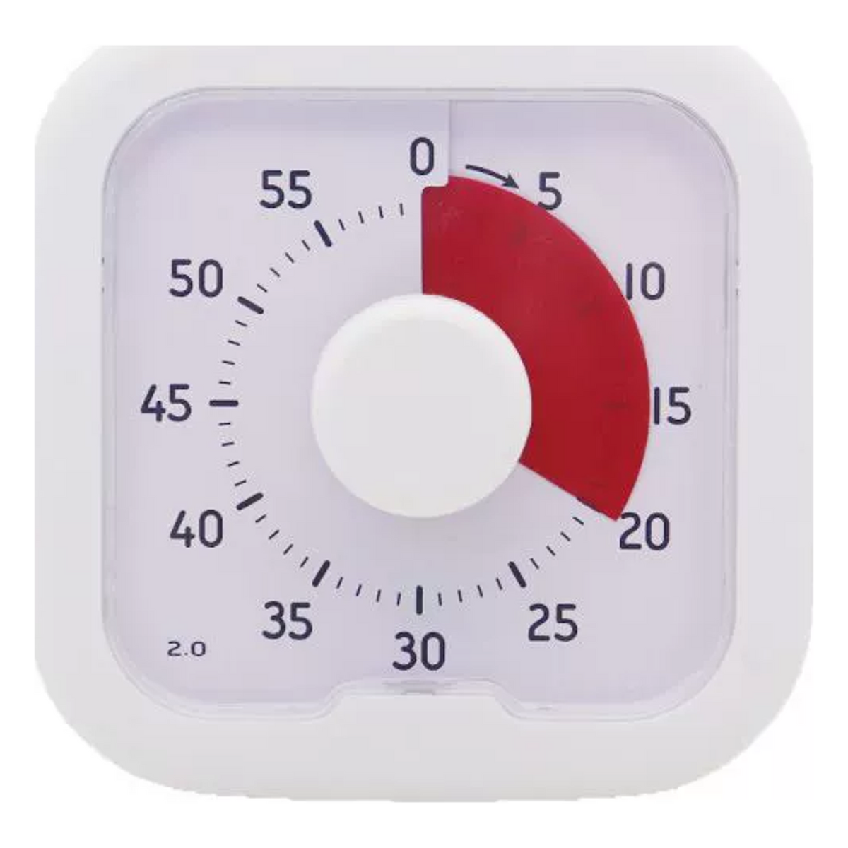Visual Timer for Kids and Students - 60 Minute Countdown Clock with Turn-and-Set Dial for Study, Kitchen and Office - main image