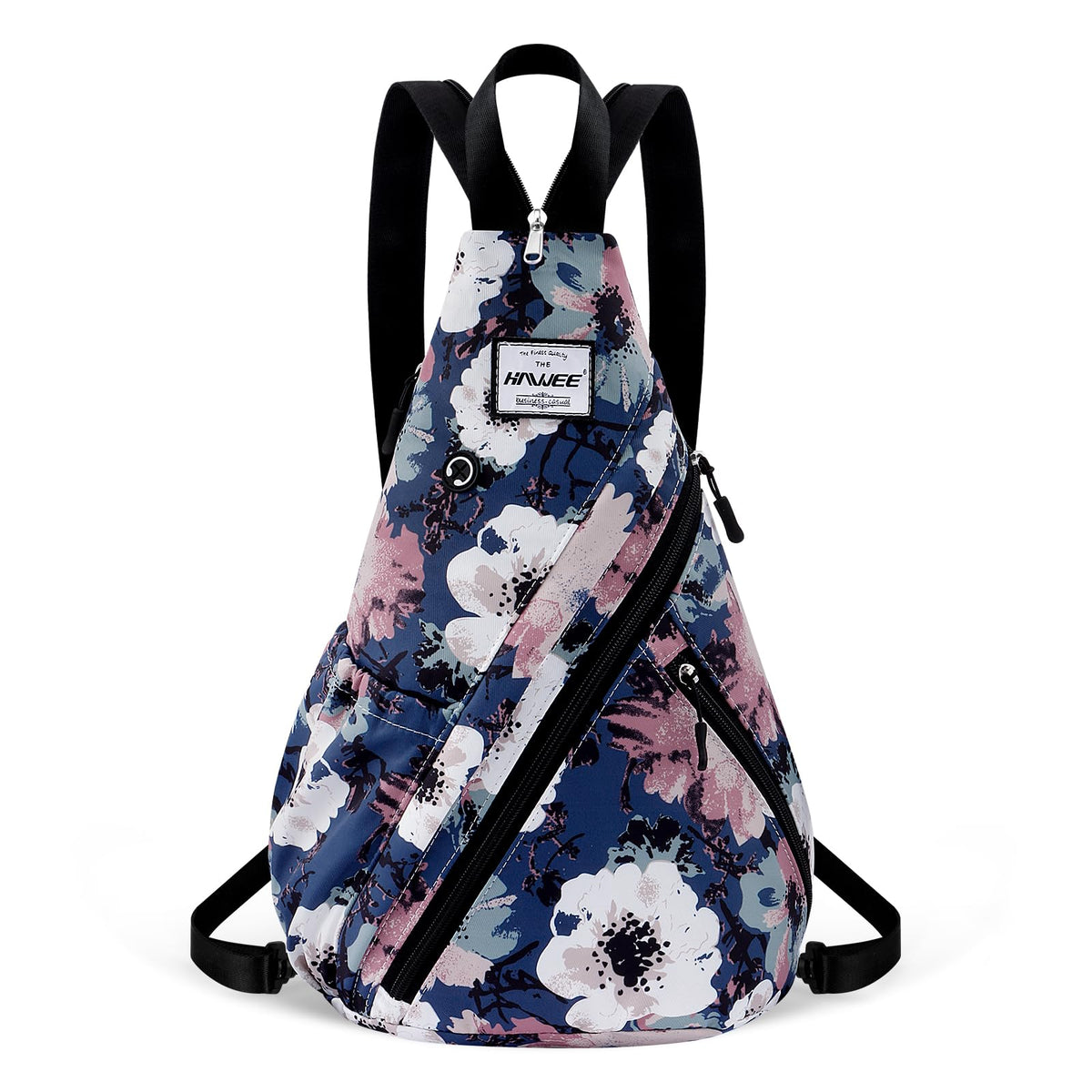 Women's Convertible Sling Bag - Water-Resistant Crossbody Chest Bag and Daypack with Anti-Theft Pocket