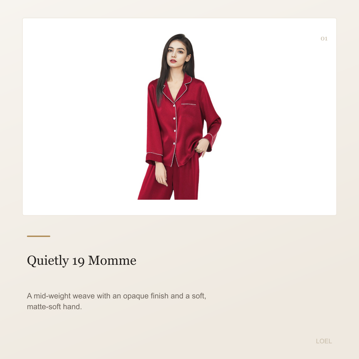 19 Momme 100% Mulberry Silk Pajama Set for Women - Long Sleeve Minimalist Loungewear - selling point 1