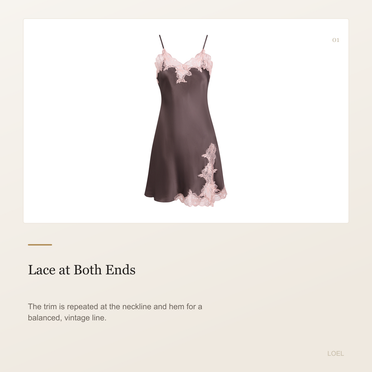 100% Mulberry Silk Slip Nightgown for Women - Lace-Hem Mini Slip with Side Slit, M to 4XL - selling point 1