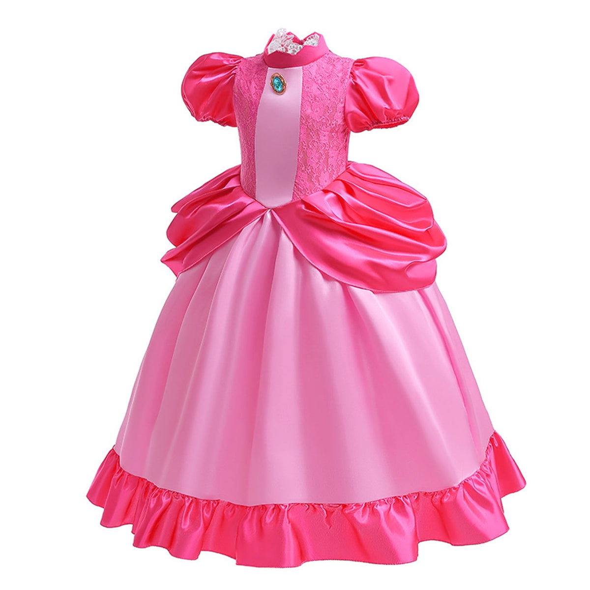 LOEL Girls Pink Princess Dresses Birthday Party Fancy Outfit Fairy Dress up