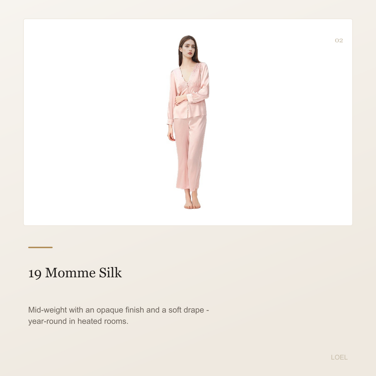 19 Momme 100% Mulberry Silk Pajama Set for Women - Long Sleeve Two-Piece, Sizes S-L - selling point 2