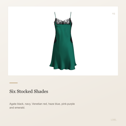 100% Mulberry Silk Backless Slip Nightgown for Women - Adjustable Straps Mini Slip - selling point 3