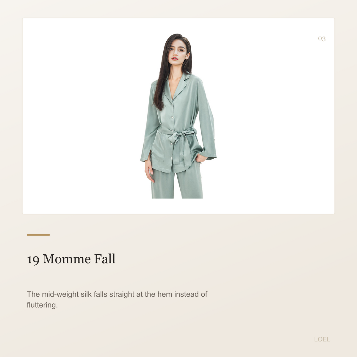 19 Momme 100% Mulberry Silk Pajama Set for Women - Tailored Long Sleeve Loungewear - selling point 3