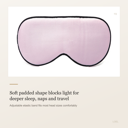 100% Mulberry Silk Sleep Mask for Women - Double-Sided Silk Eye Mask with Adjustable Band - selling point 3