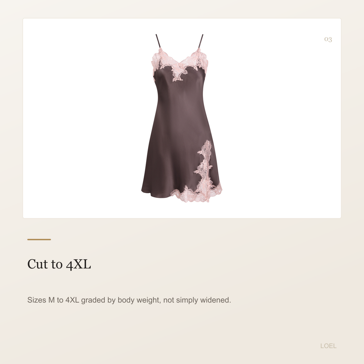 100% Mulberry Silk Slip Nightgown for Women - Lace-Hem Mini Slip with Side Slit, M to 4XL - selling point 3