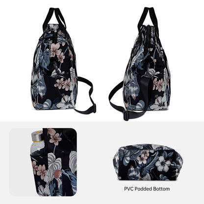 Women's Water-Resistant Shoulder Bag - Convertible Crossbody Purse with Multiple Pockets and Adjustable Strap