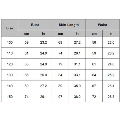 HAWEE Girls Elena Princess Dress Birthday Halloween Party Queen Fancy-Dress Costume with Wig for Kids 2-12 Years