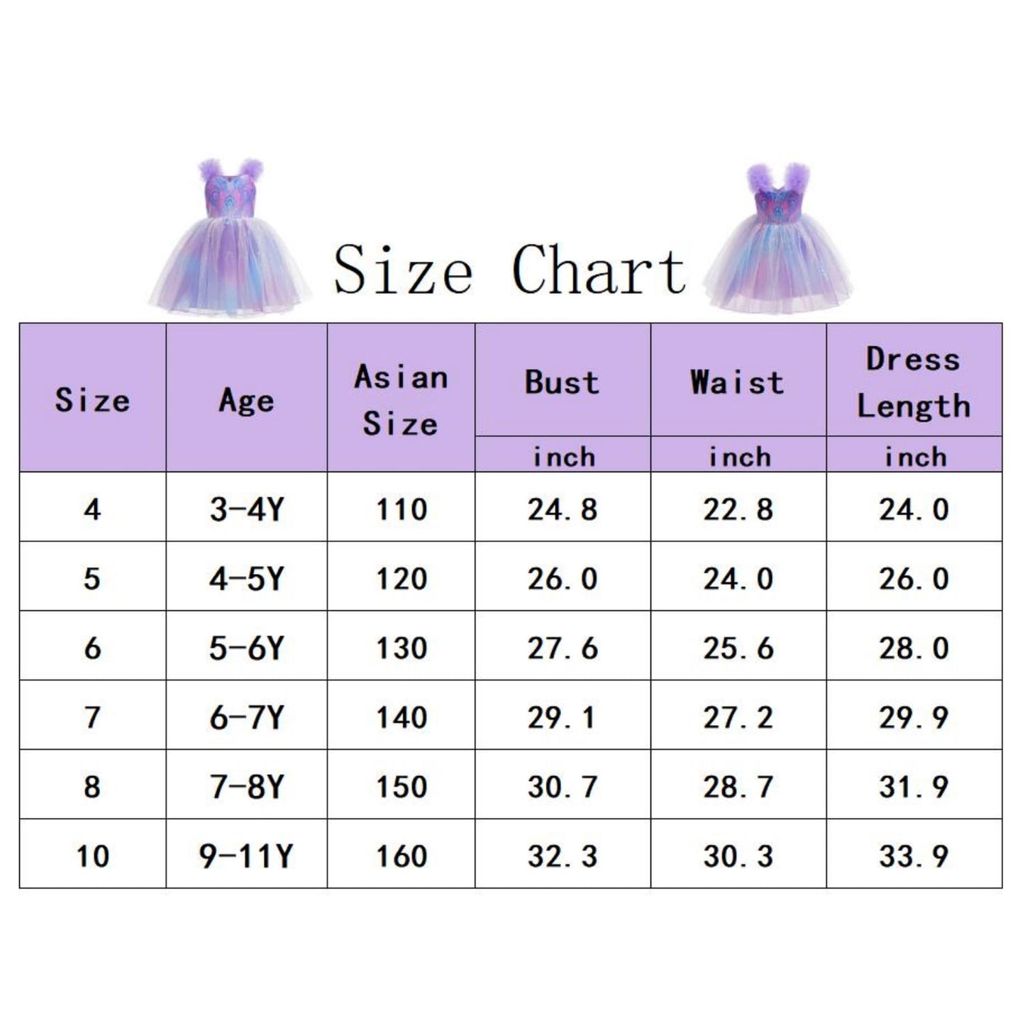LOEL Girls Witch Dress Purple Princess Dress Wedding Sequin Tulle Dresses Ball Gown Birthday Party Dress Up