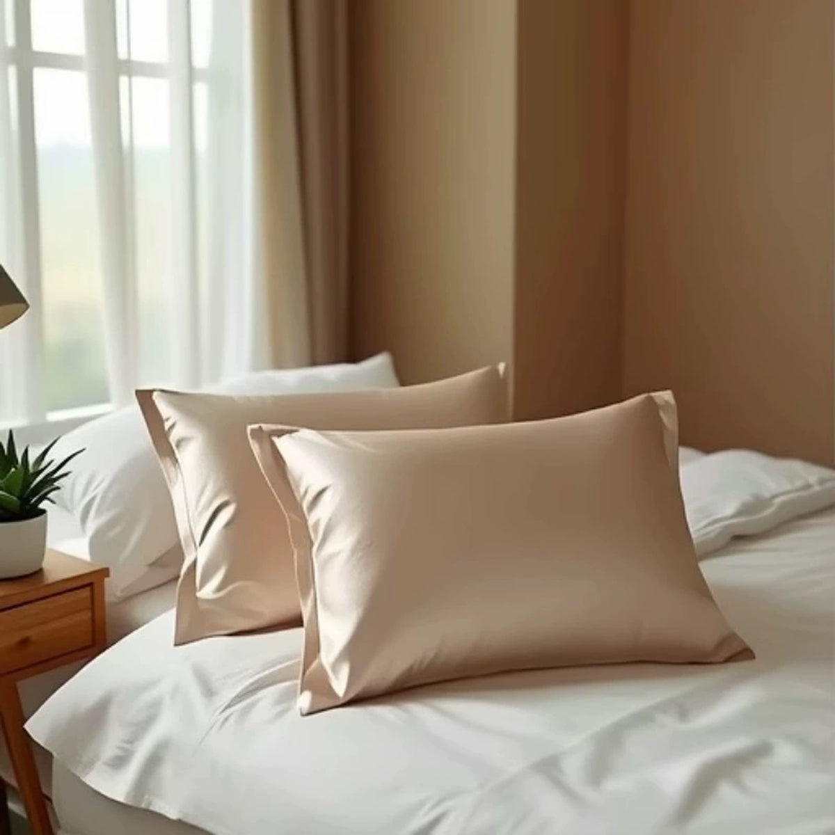Satin Pillowcase - Lifestyle view