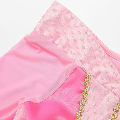 HAWEE Princess Dress up Birthday Halloween Party Fairy Pink Costume for Toddler/Little Girls