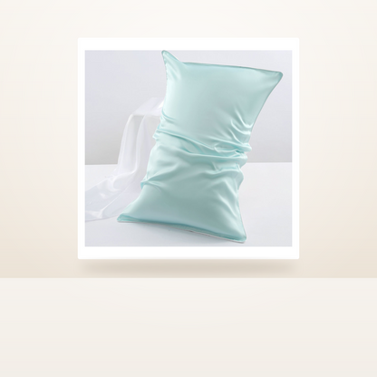 16 Momme 100% Mulberry Silk Pillowcase - 48 x 74 cm Silk Pillow Cover with Envelope Closure - studio scene