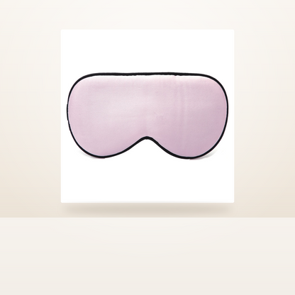 100% Mulberry Silk Sleep Mask for Women - Double-Sided Silk Eye Mask with Adjustable Band - studio scene