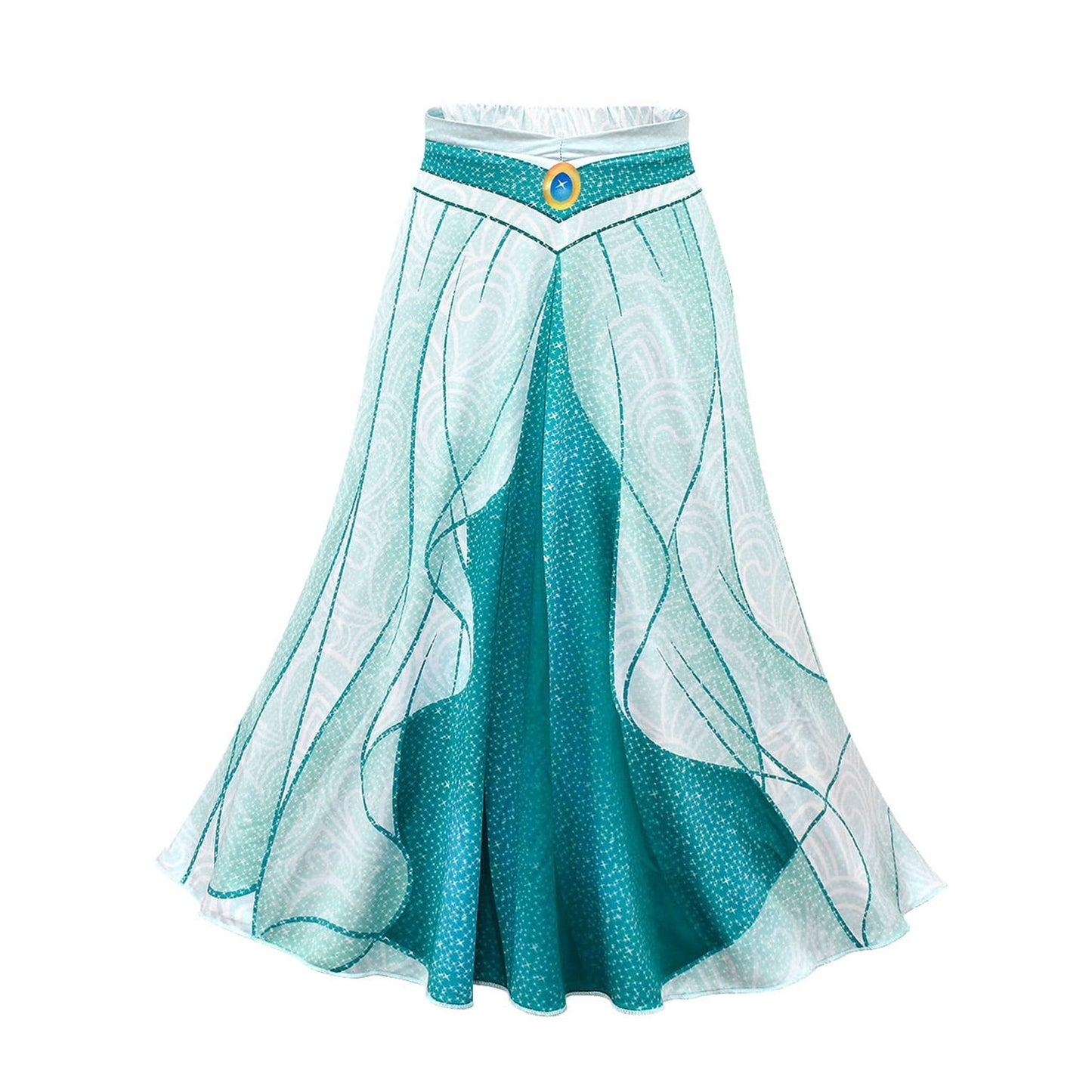 Phenas Jasmine Costume for Girls Arabian Sequined Princess Dress Up Princess Cosplay Costumes for Kids