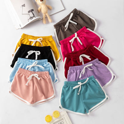 HuaAngel Girls Athletic Shorts Running Dolphin Shorts 5 Packs Sizes 4-14