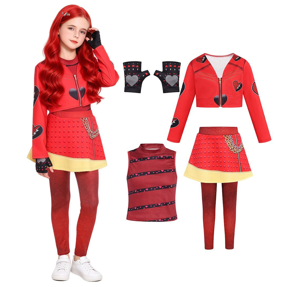 LOEL Kids Halloween Costume Red — view 1